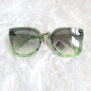 Green Butterfly Sunglasses
